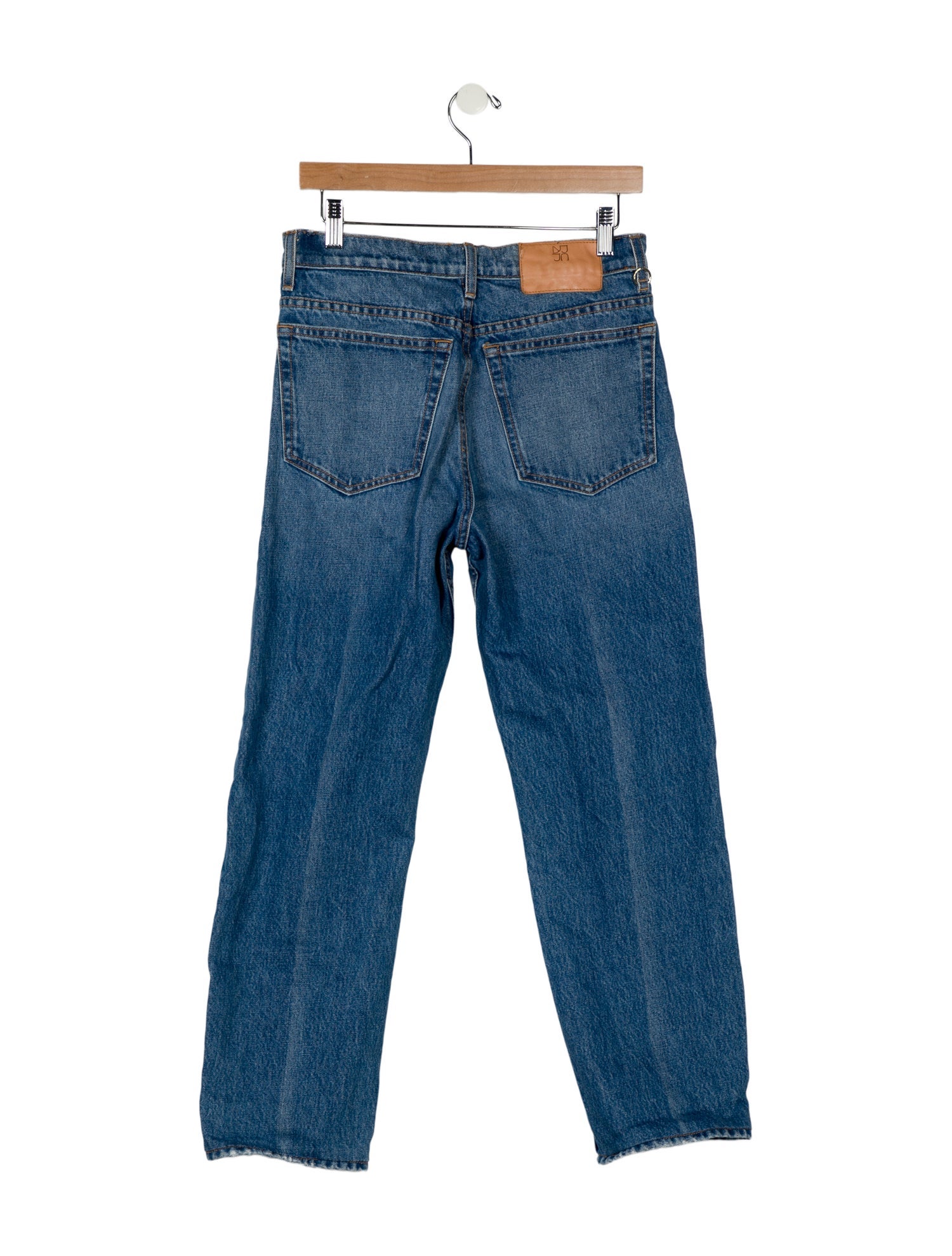 Ulla Johnson High-Rise Straight Leg Jeans