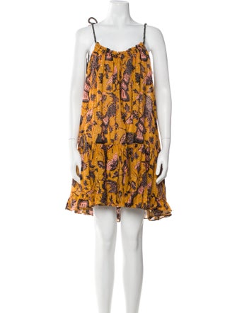 Ulla Johnson Floral Print Knee-Length Dress