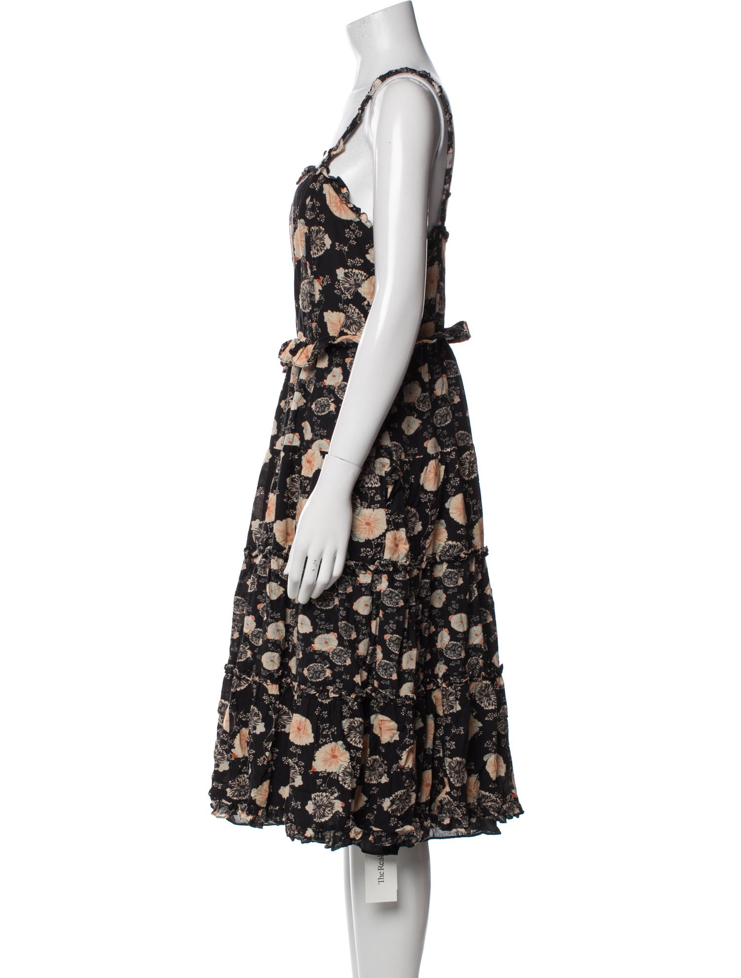 Ulla Johnson Floral Print Knee-Length Dress