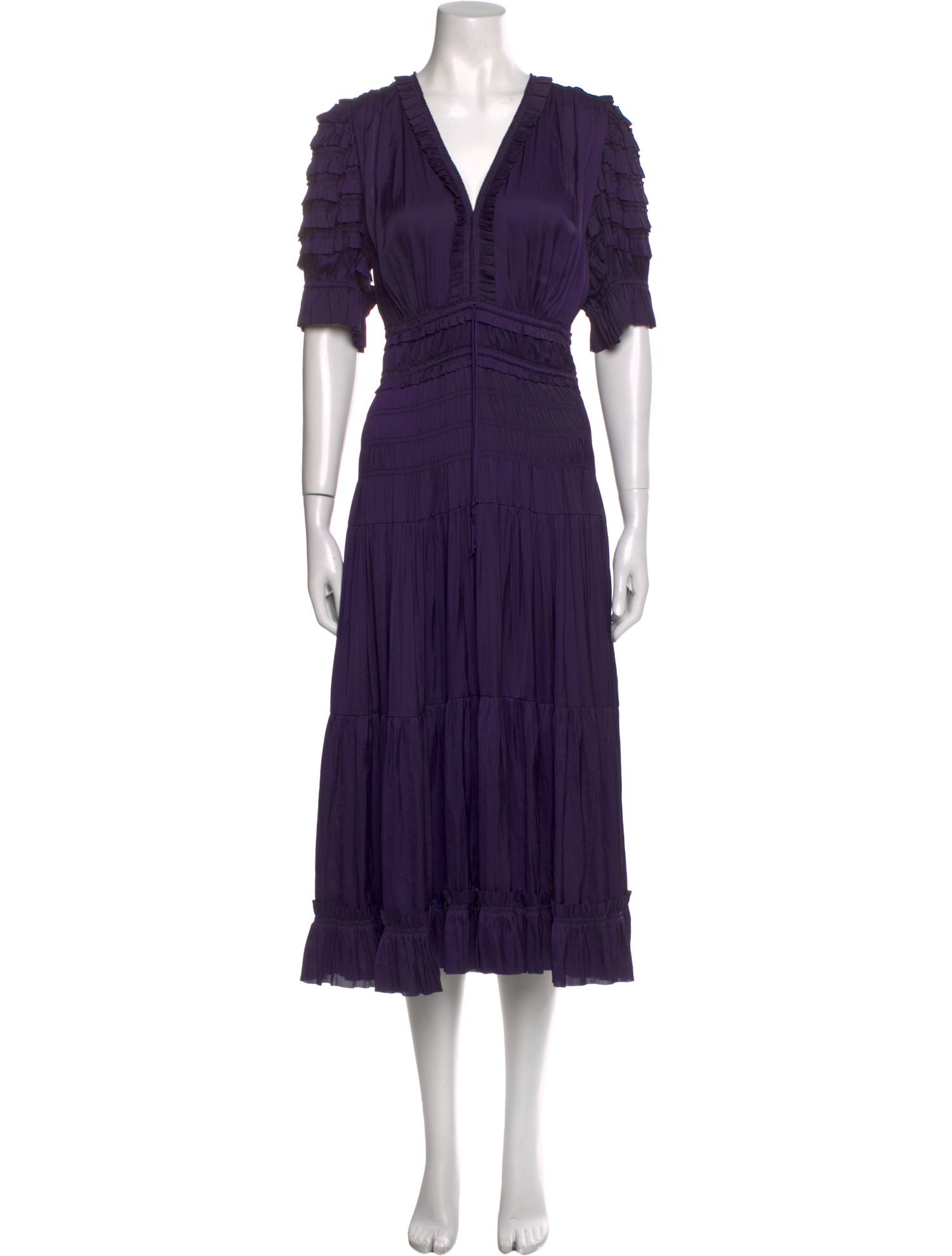 Ulla Johnson V-Neck Long Dress