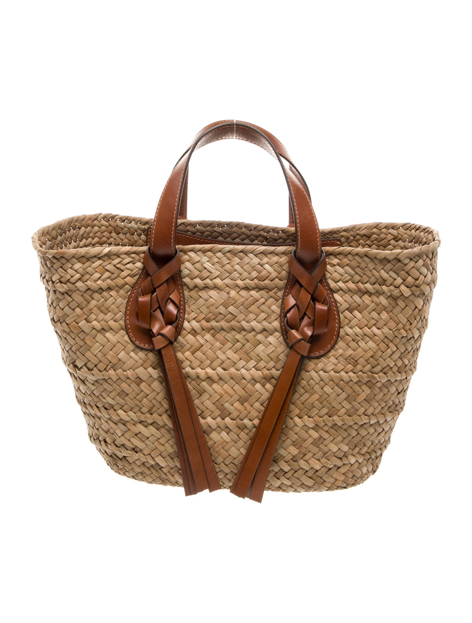 Ulla Johnson Straw Top Handle Bag