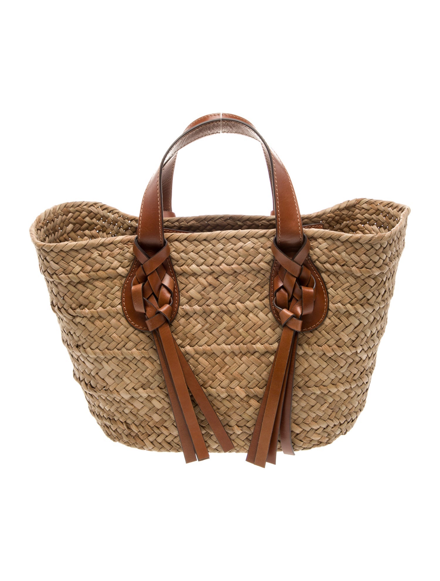 Ulla Johnson Straw Top Handle Bag