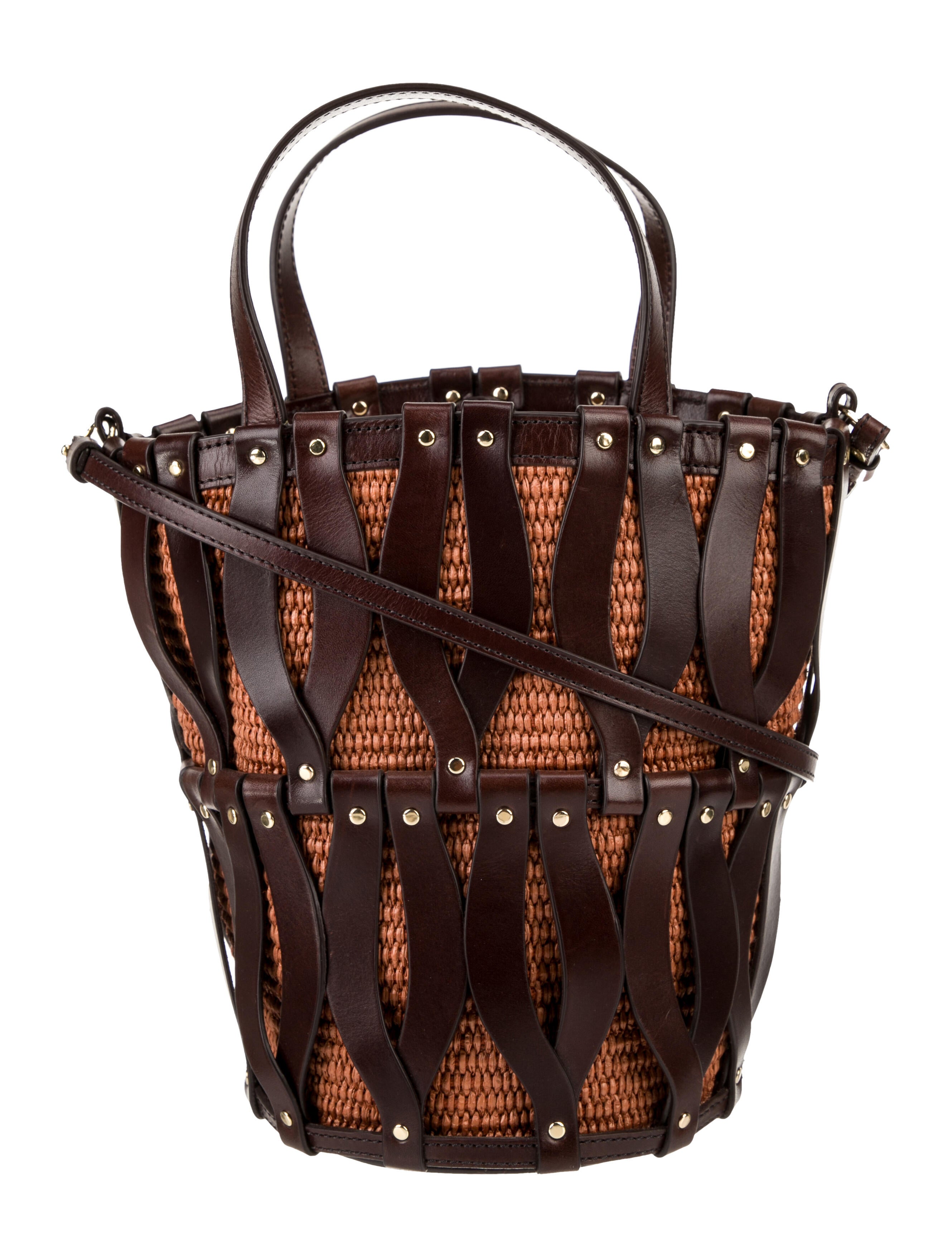 Ulla Johnson Straw Bucket Bag