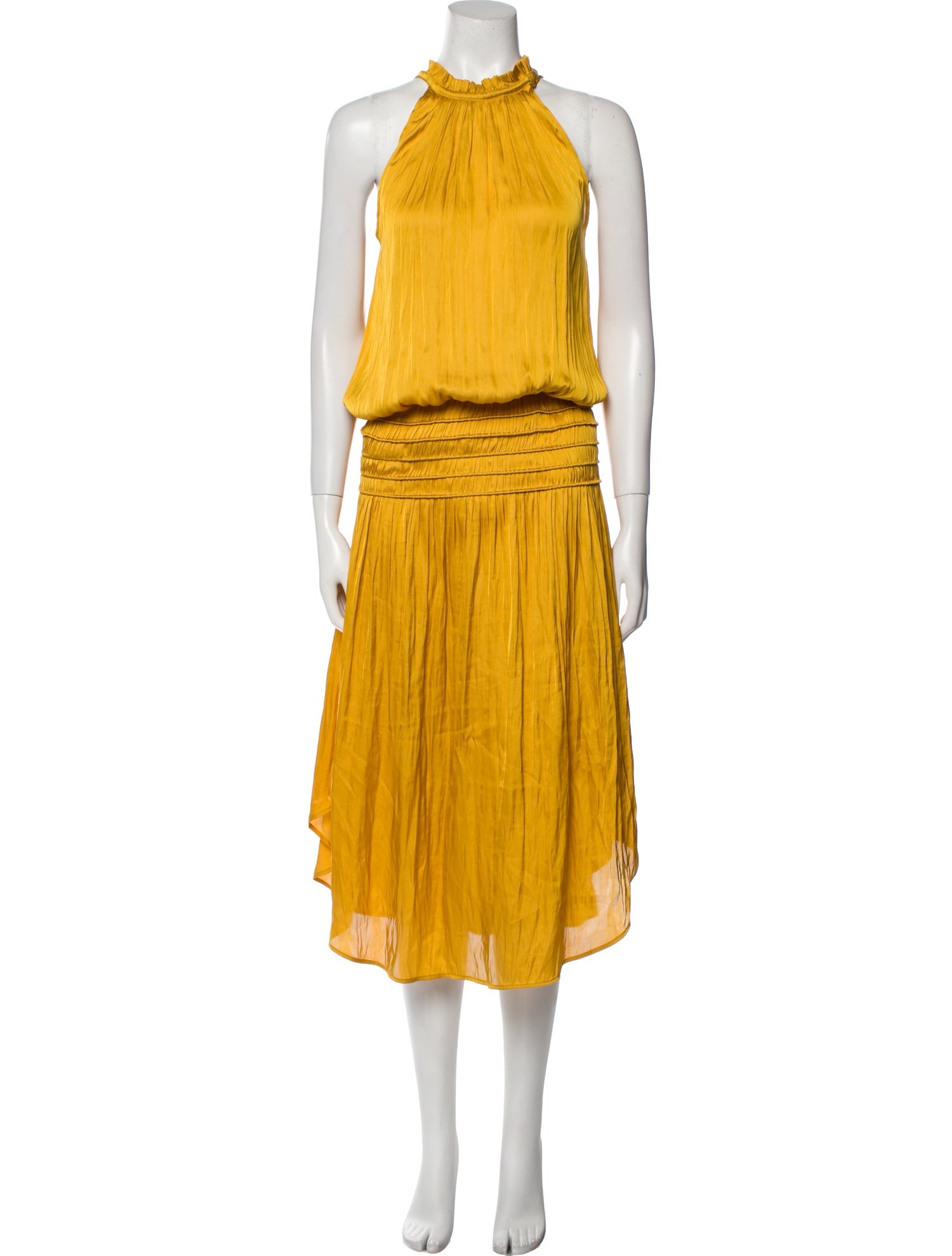 Ulla Johnson Mock Neck Long Dress