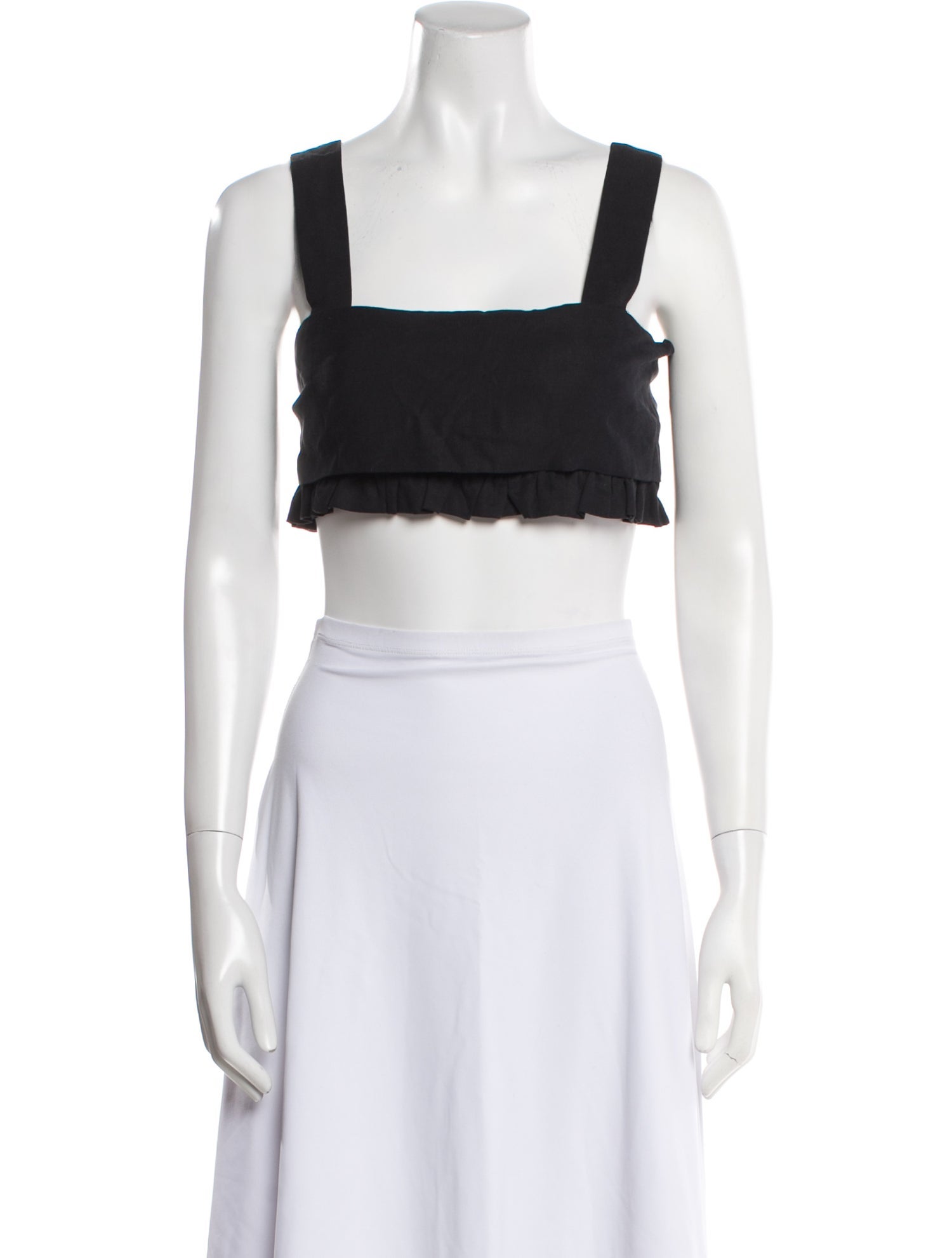 Ulla Johnson Square Neckline Sleeveless Crop Top