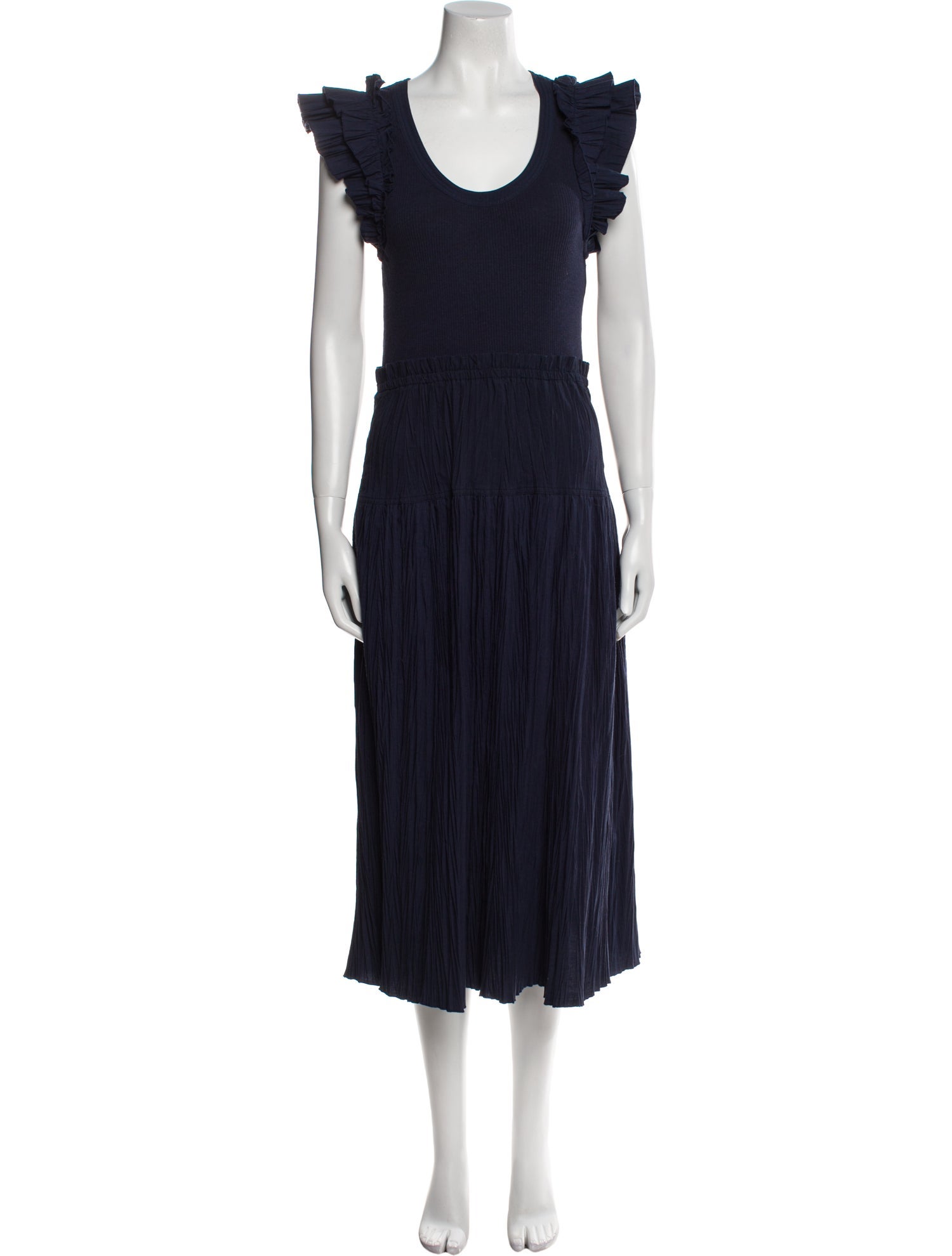 Ulla Johnson Scoop Neck Long Dress