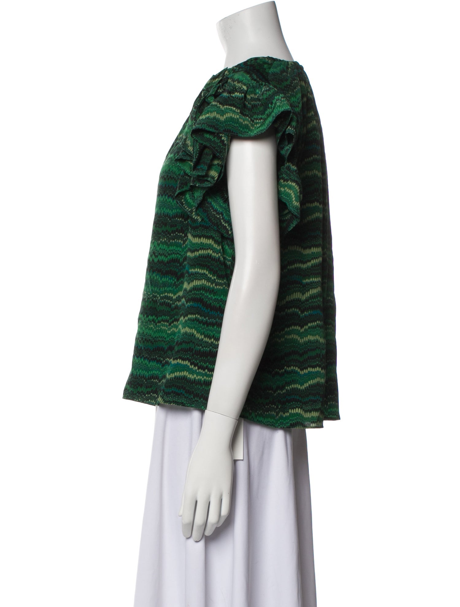 Ulla Johnson Silk Printed Top