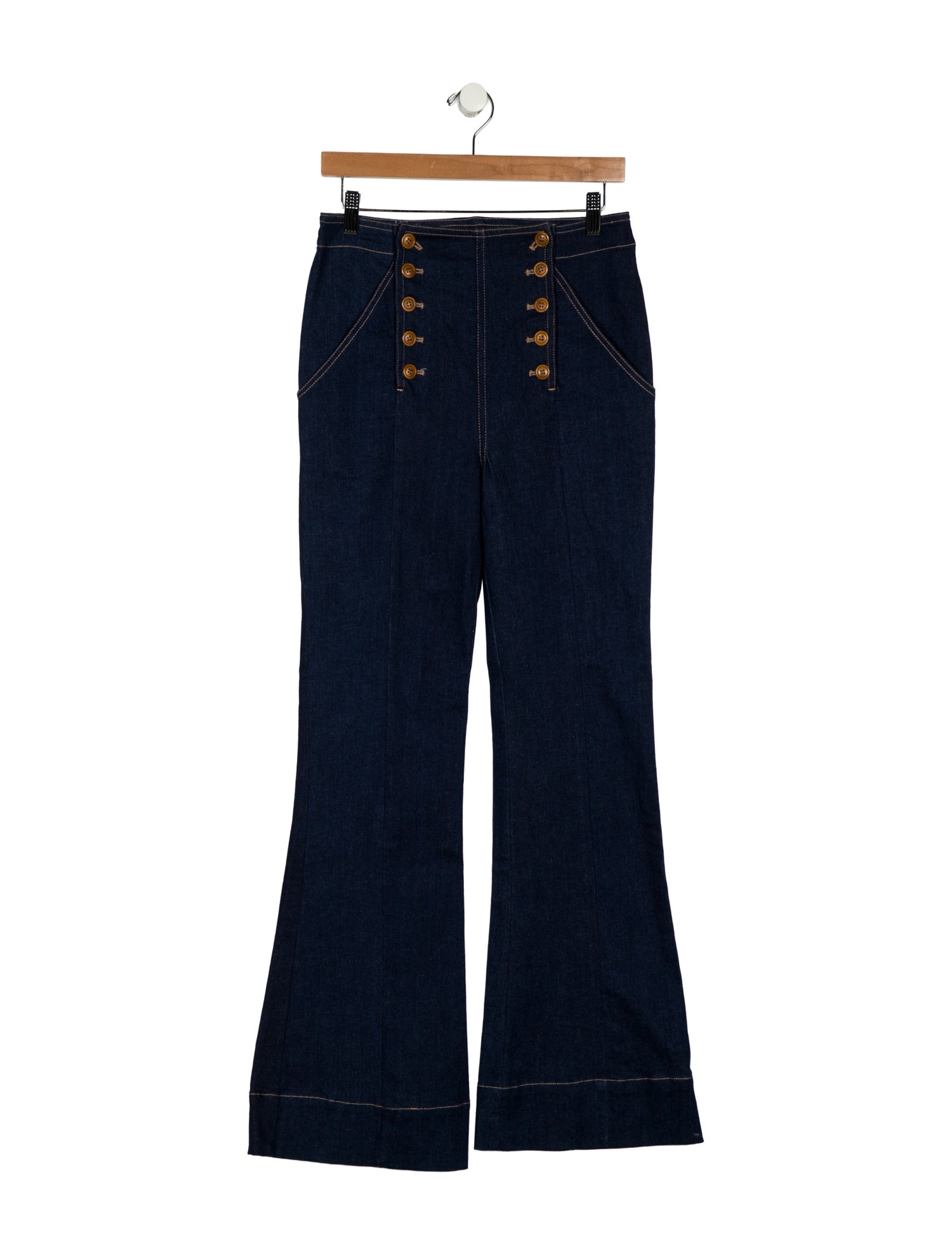 Ulla Johnson High-Rise Wide Leg Jeans