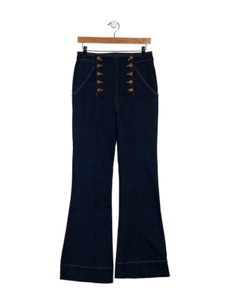 Ulla Johnson High-Rise Wide Leg Jeans