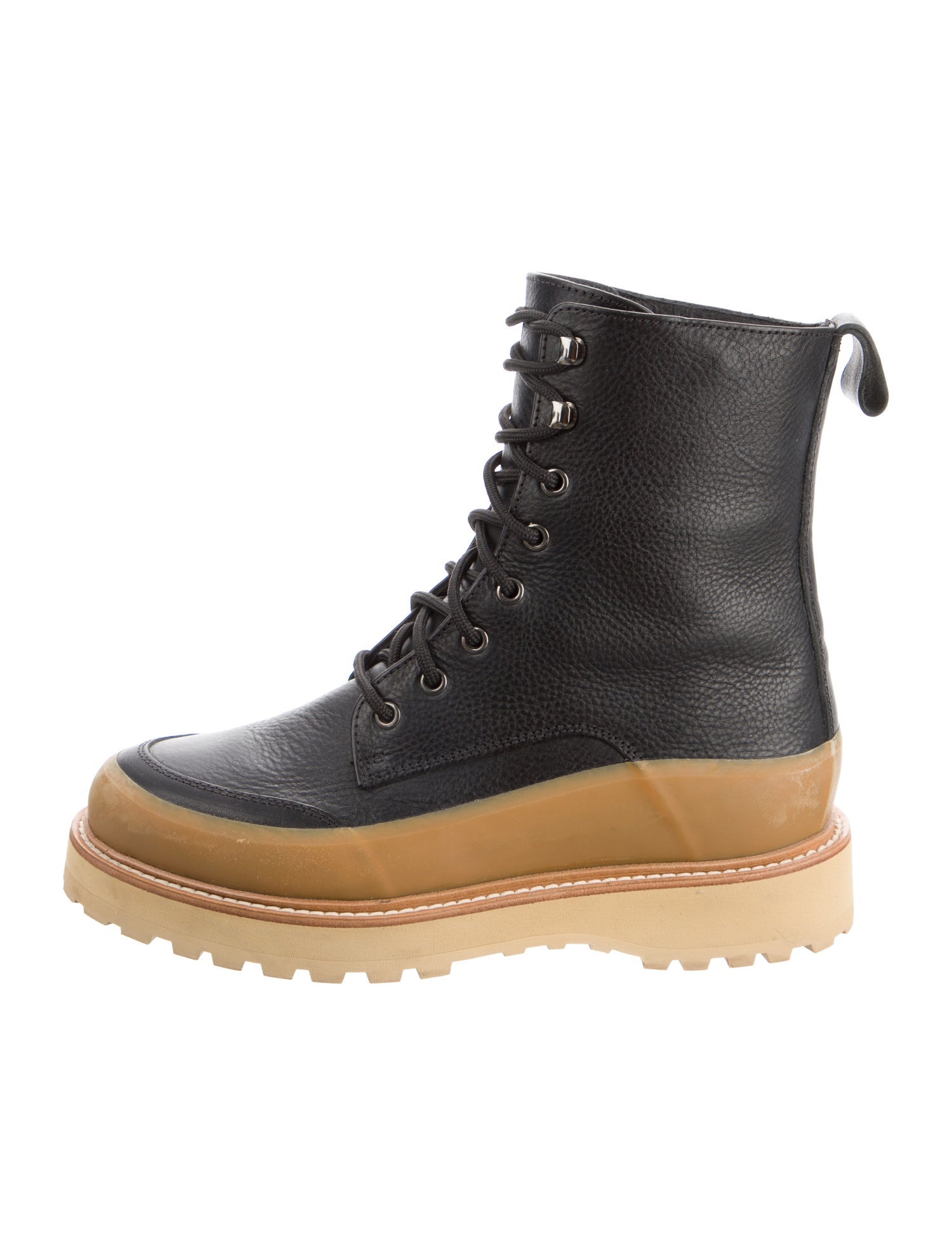 Ulla Johnson Leather Combat Boots