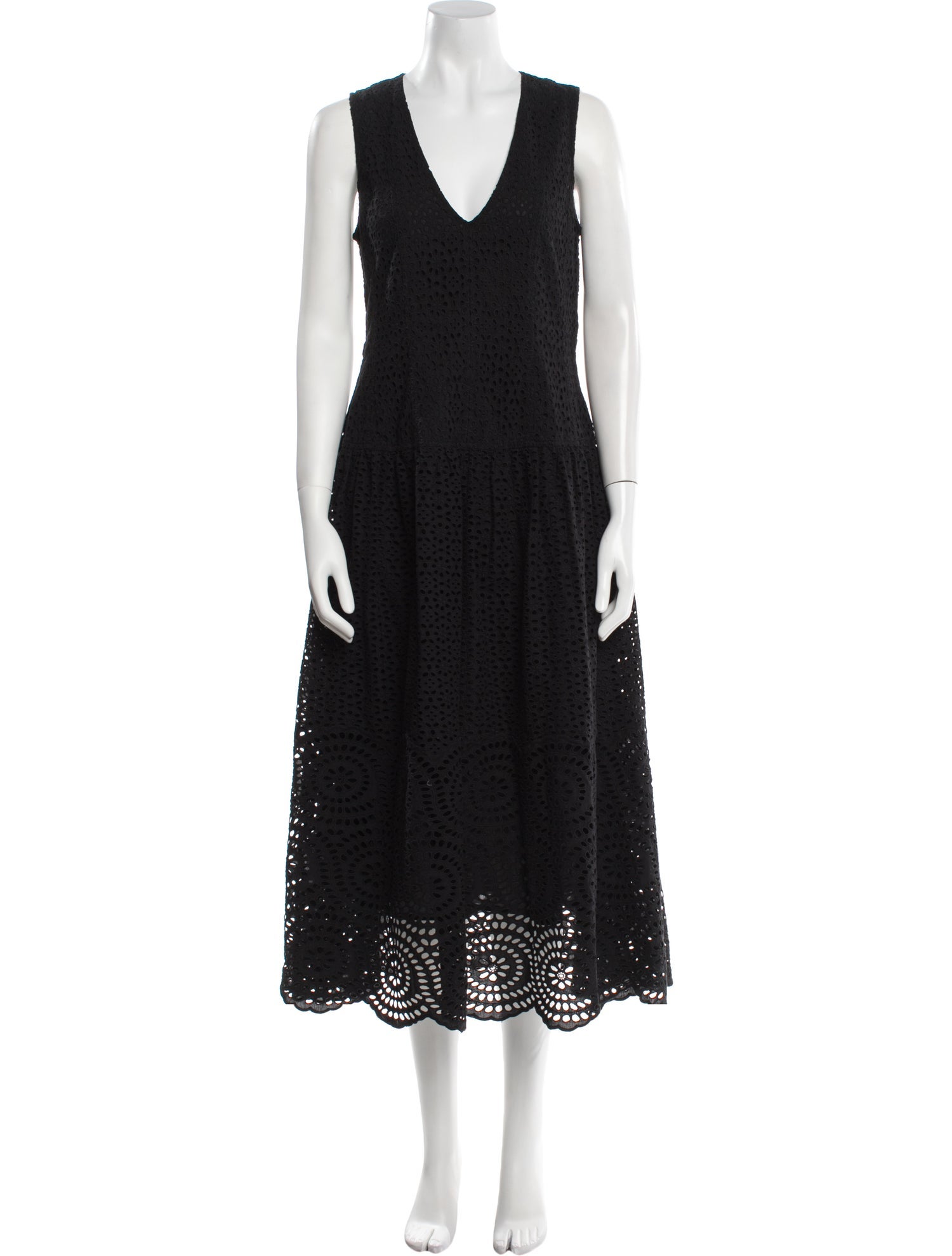 Ulla Johnson V-Neck Long Dress