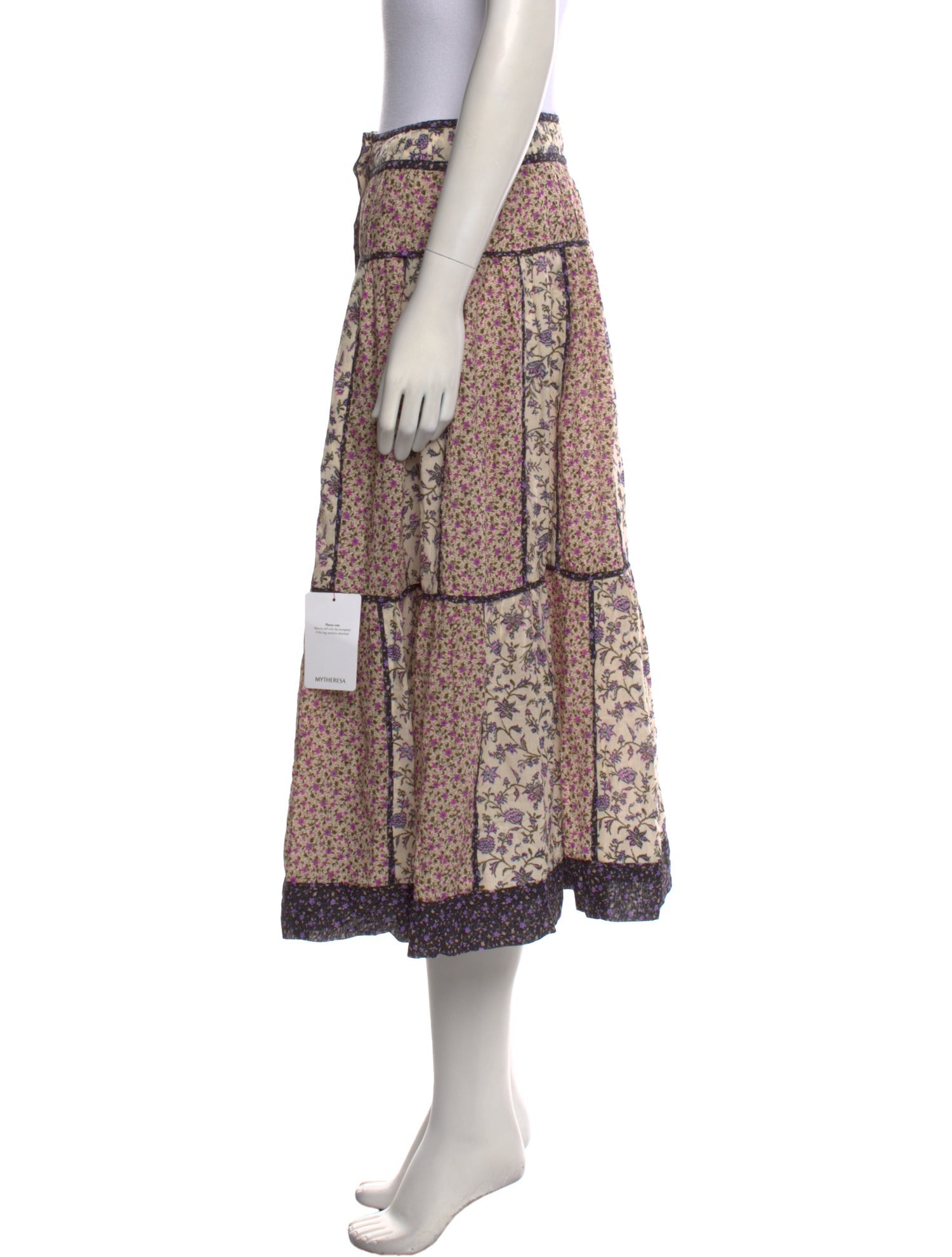 Ulla Johnson Printed Midi Length Skirt