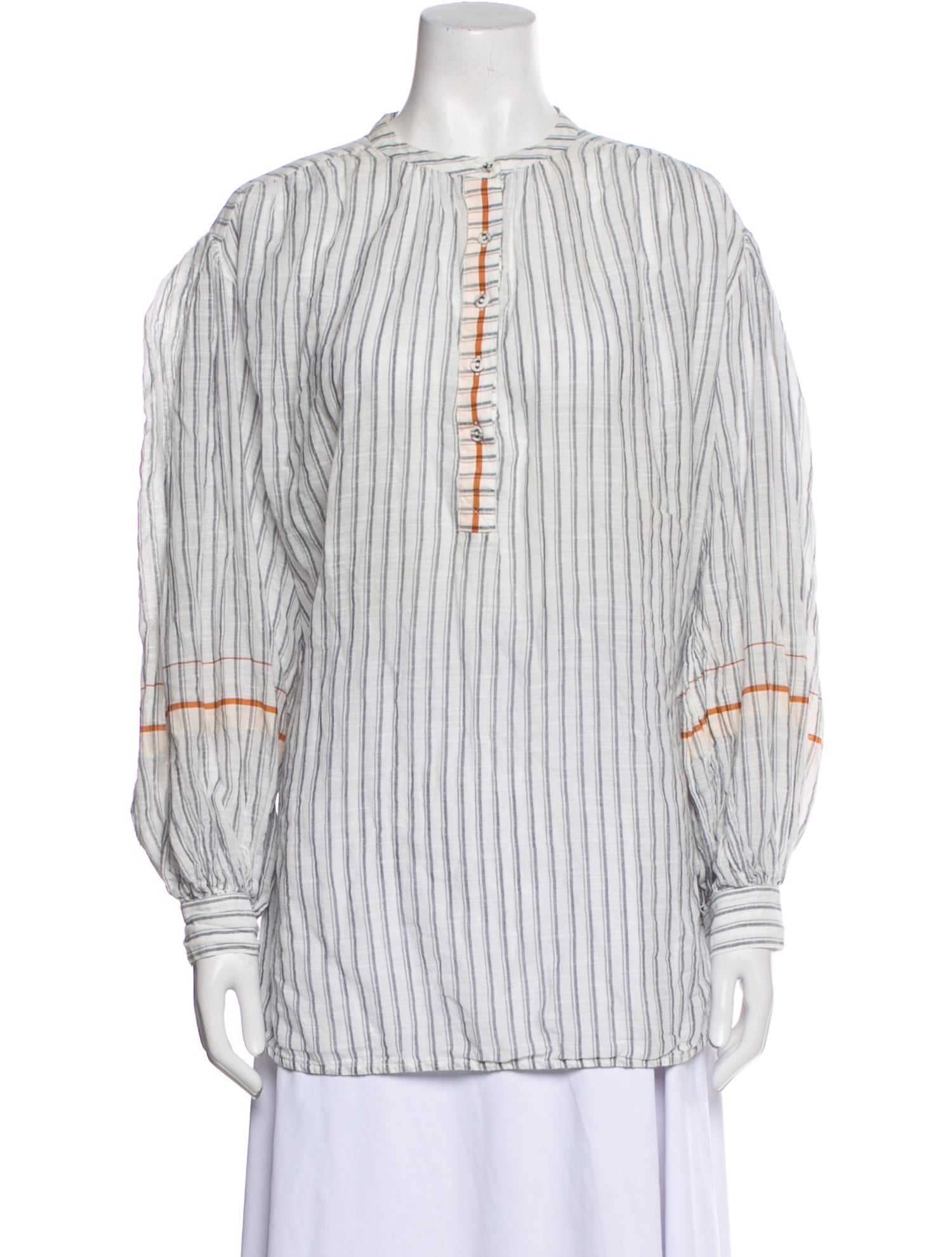 Ulla Johnson Striped Crew Neck Tunic