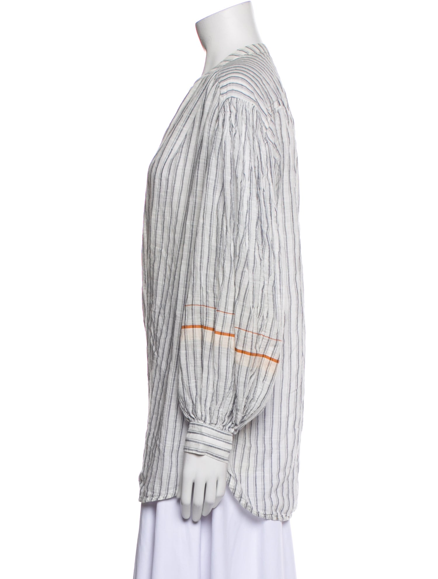 Ulla Johnson Striped Crew Neck Tunic