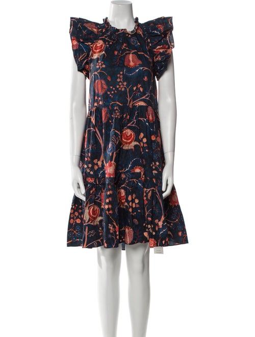 Ulla Johnson Floral Print Mini Dress