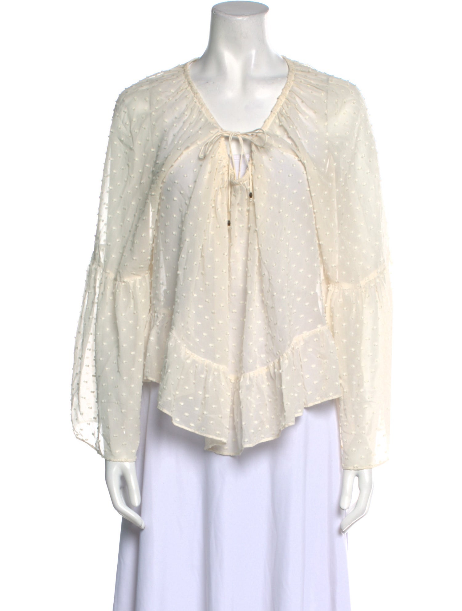 Ulla Johnson Silk V-Neck Blouse
