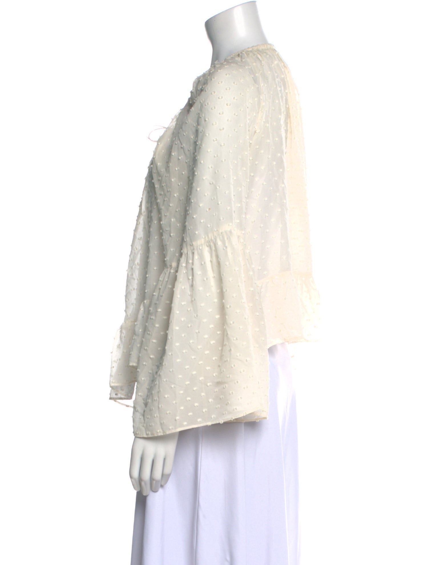 Ulla Johnson Silk V-Neck Blouse