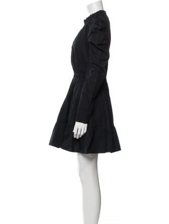 Ulla Johnson Mock Neck Mini Dress