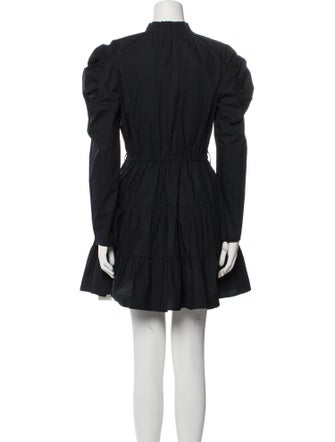 Ulla Johnson Mock Neck Mini Dress