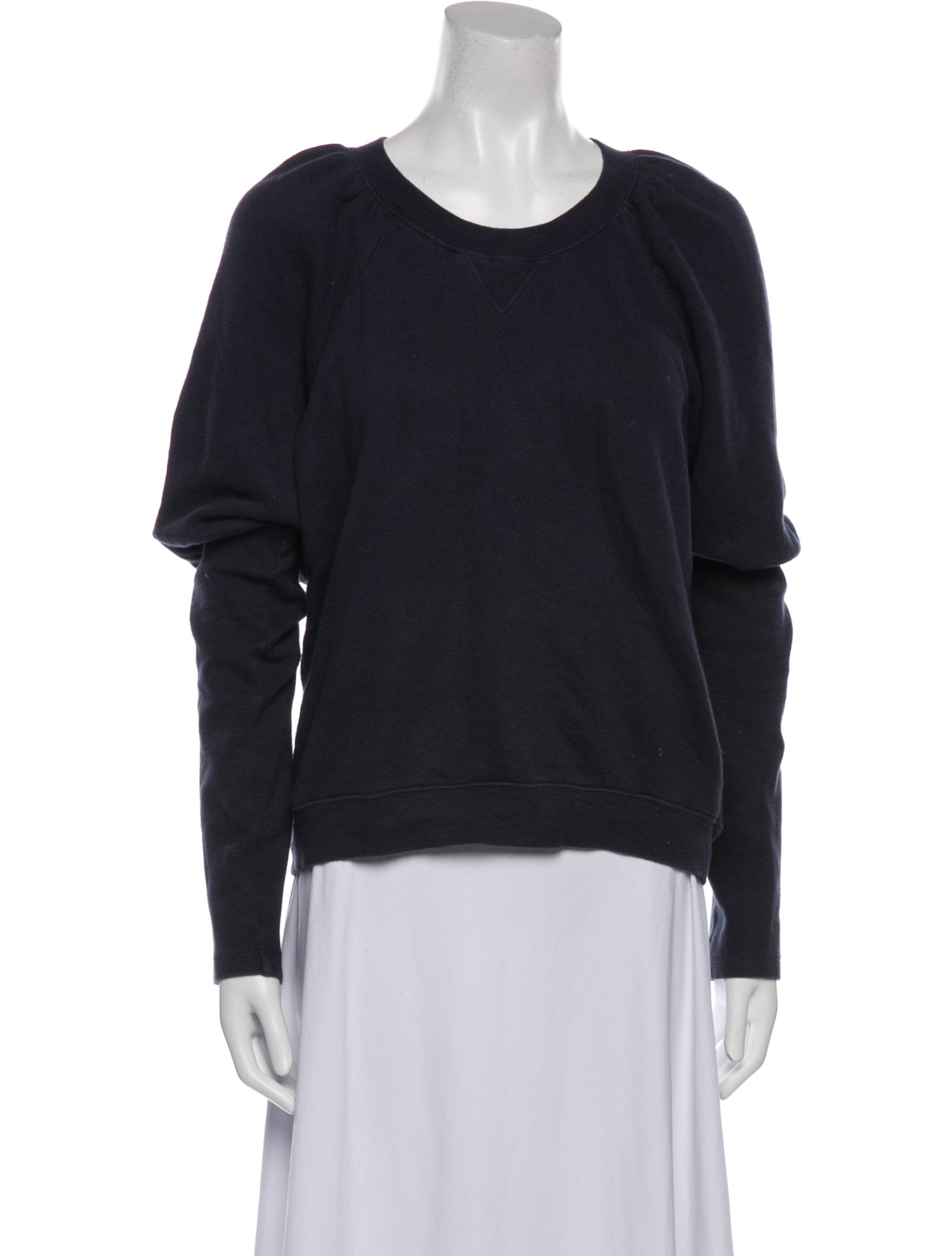 Ulla Johnson Scoop Neck Long Sleeve Sweatshirt