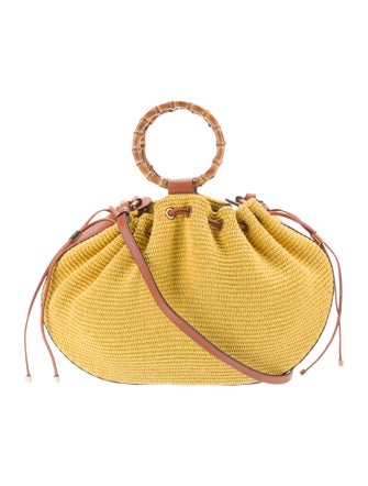 Ulla Johnson Raffia Top Handle Bag