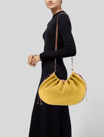 Ulla Johnson Raffia Top Handle Bag