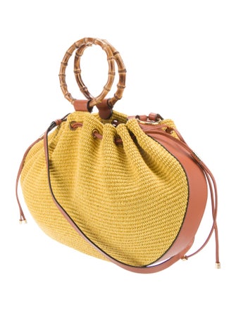 Ulla Johnson Raffia Top Handle Bag