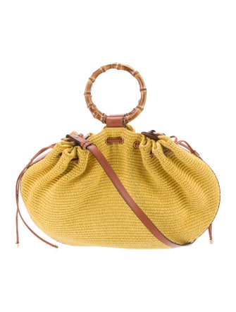 Ulla Johnson Raffia Top Handle Bag