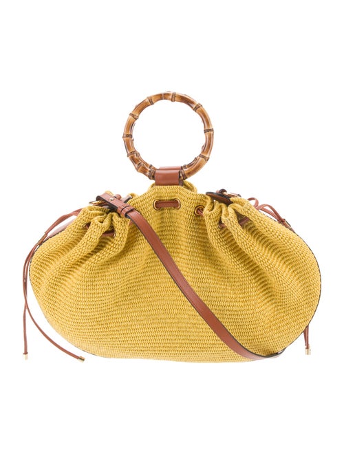 Ulla Johnson Raffia Top Handle Bag
