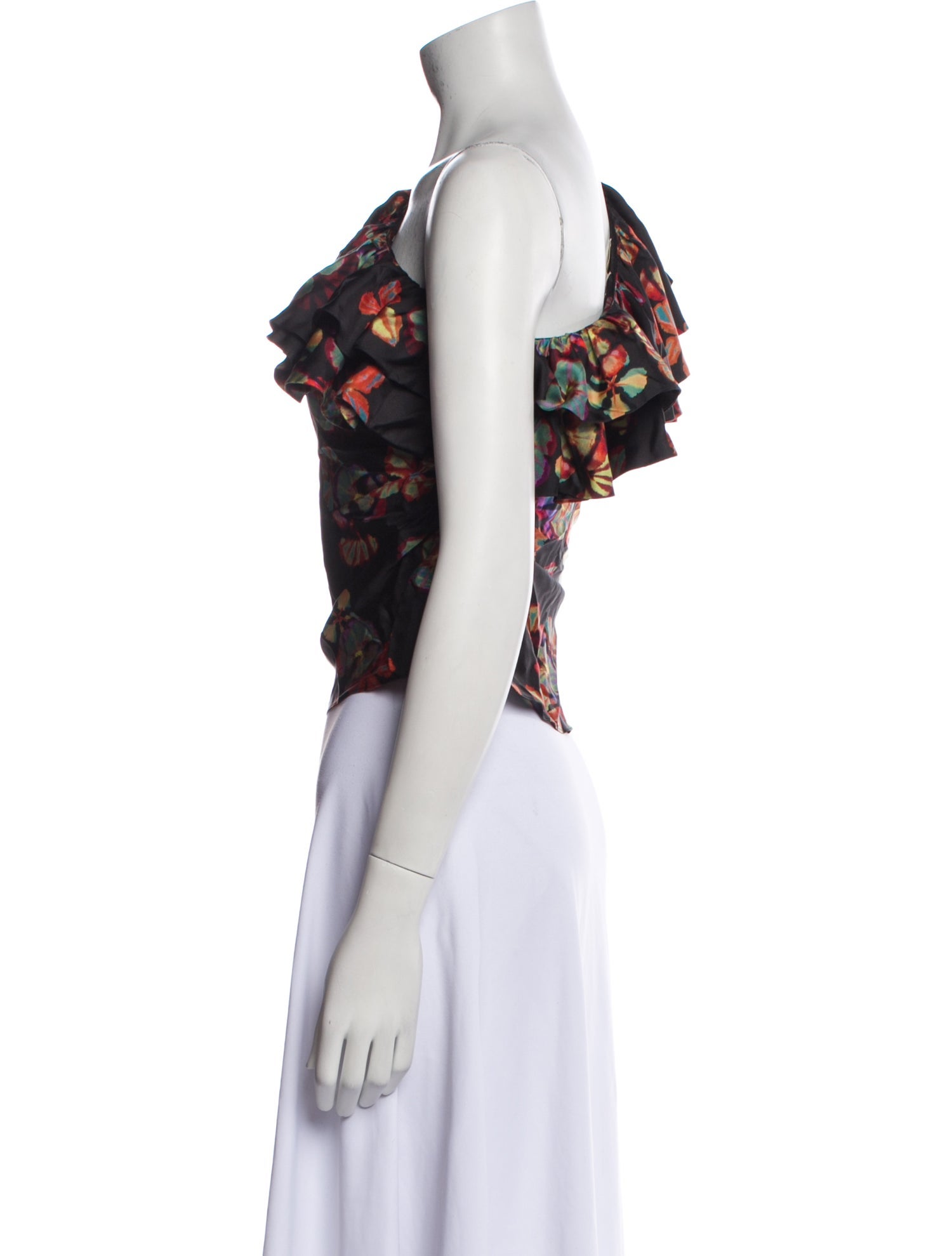 Ulla Johnson Silk Floral Print Crop Top w/ Tags