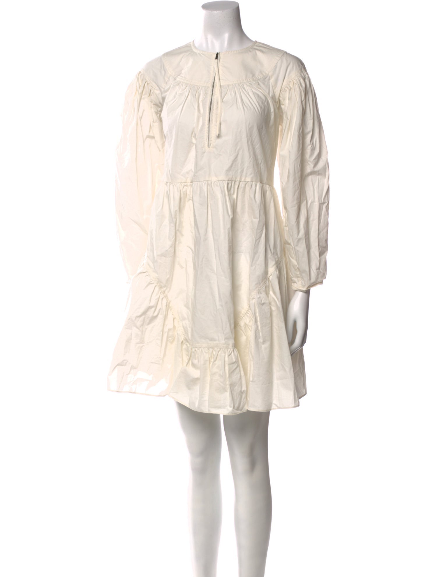 Ulla Johnson Crew Neck Mini Dress