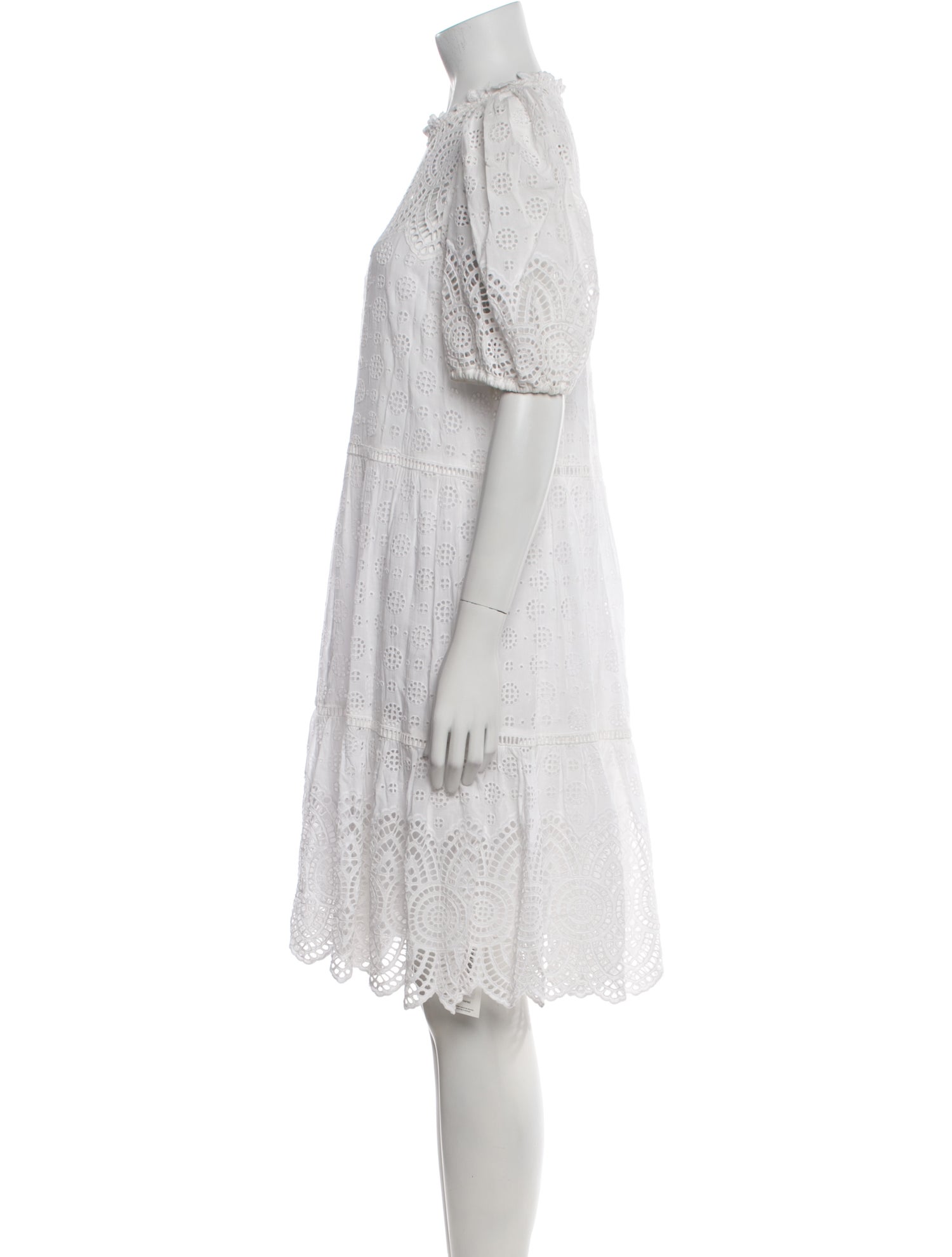 Ulla Johnson Mock Neck Midi Length Dress