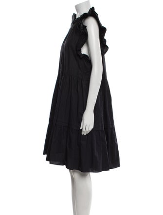 Ulla Johnson Crew Neck Midi Length Dress