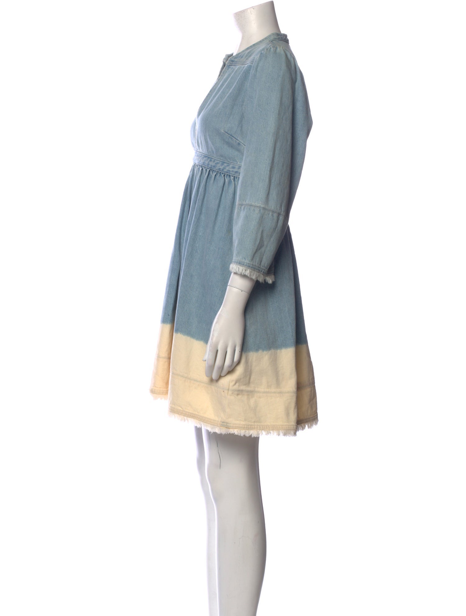 Ulla Johnson Colorblock Pattern Mini Dress