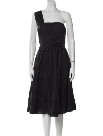 Ulla Johnson One-Shoulder Midi Length Dress