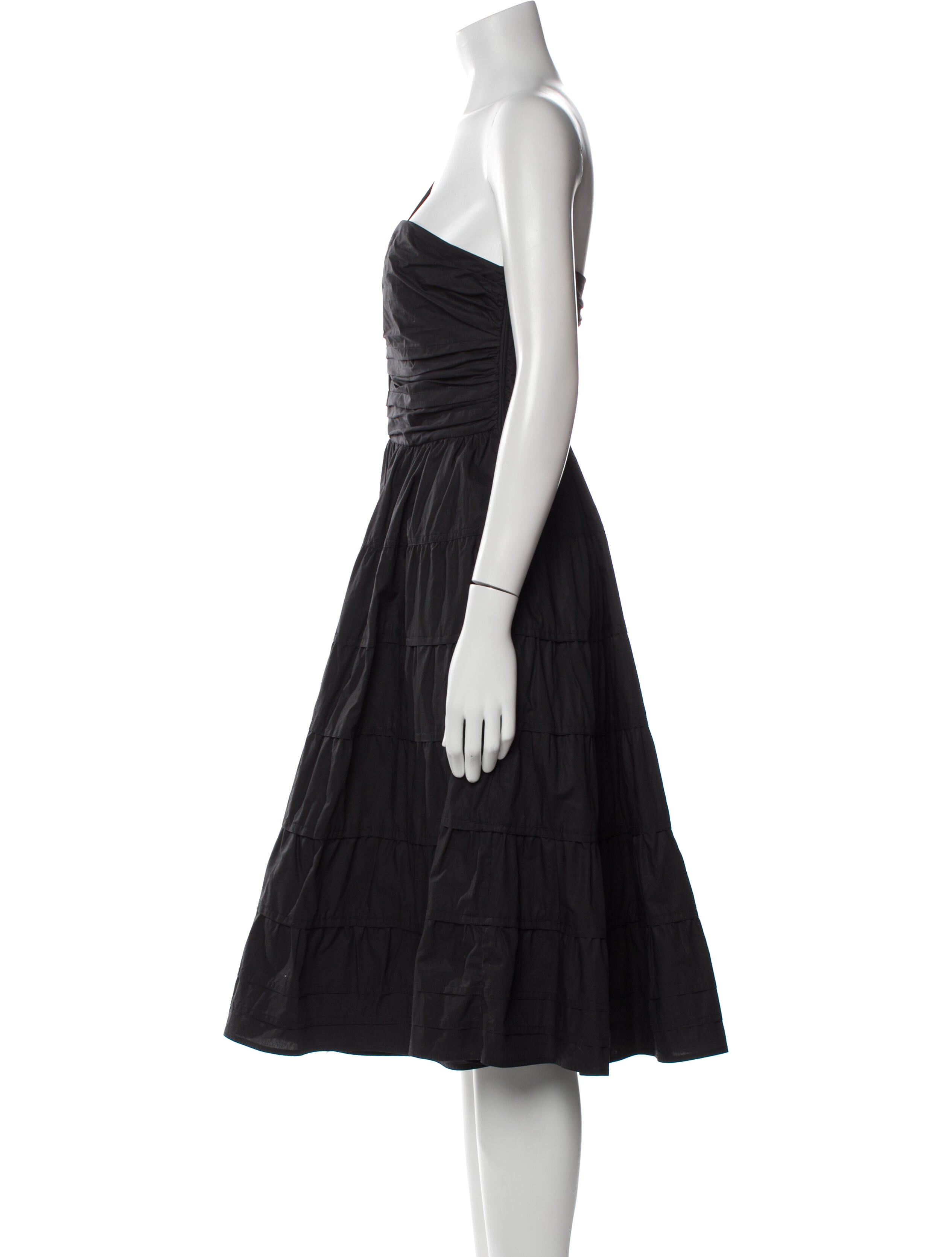 Ulla Johnson One-Shoulder Midi Length Dress