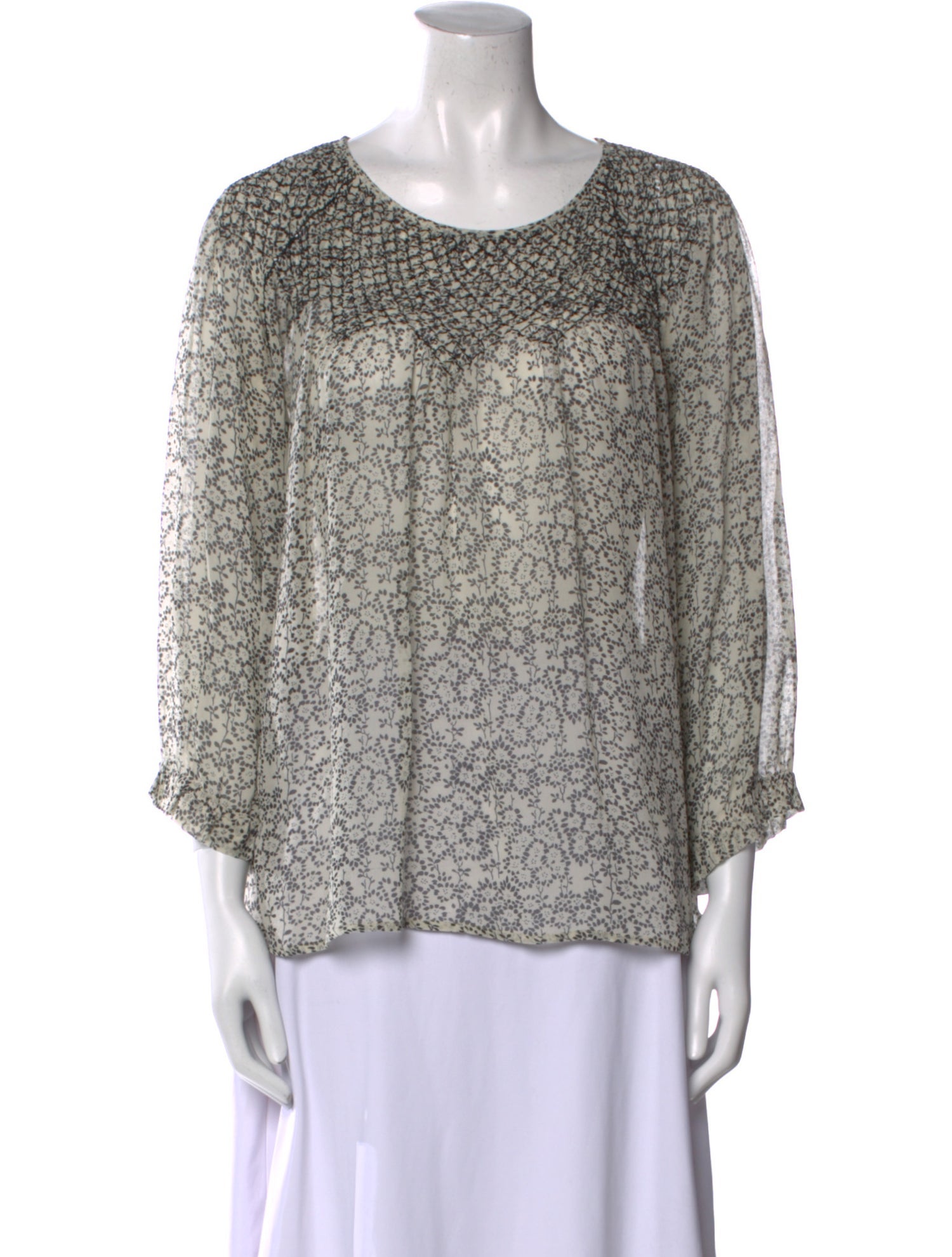 Ulla Johnson Silk Printed Blouse