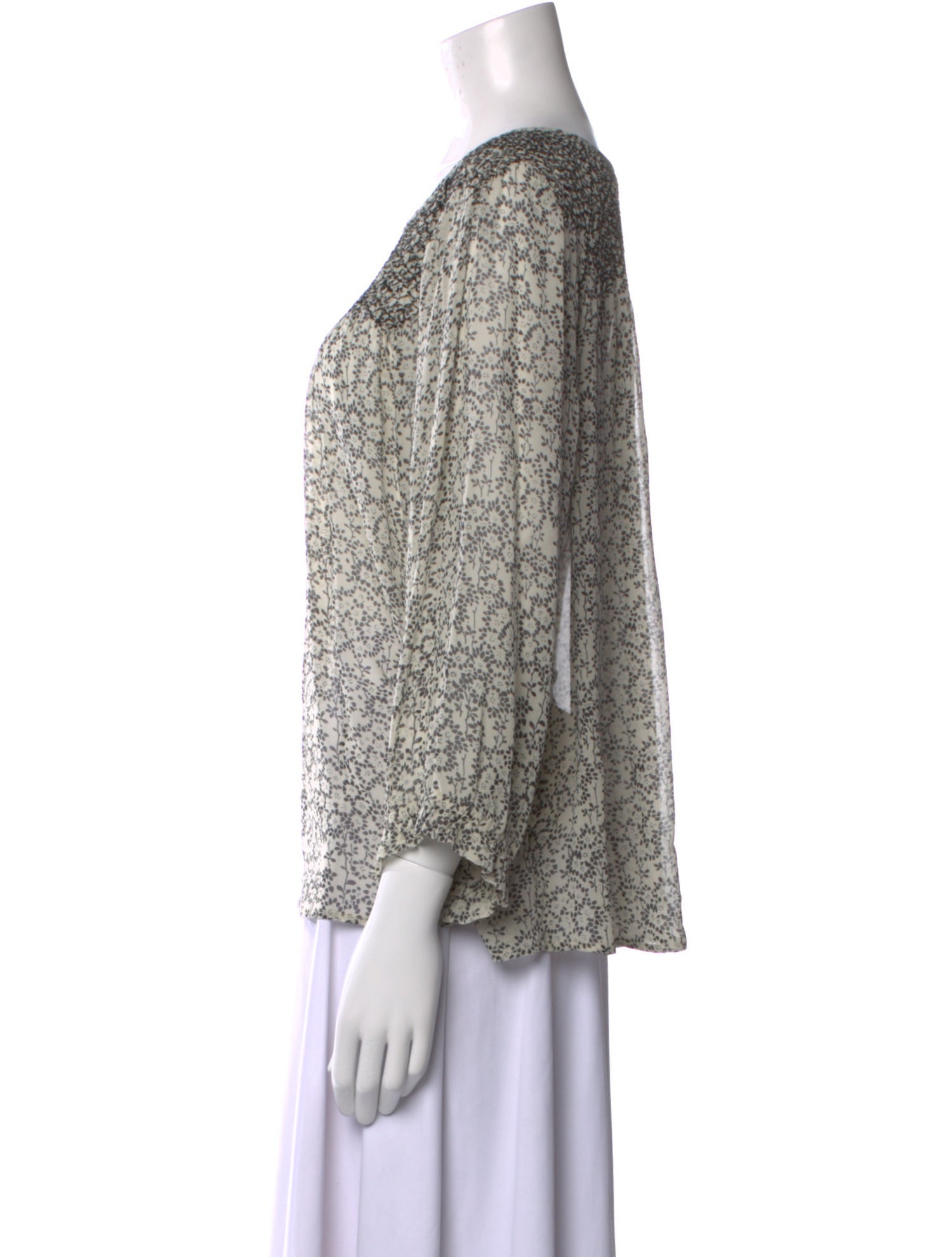 Ulla Johnson Silk Printed Blouse