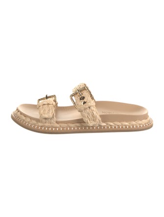 Ulla Johnson Straw Slides
