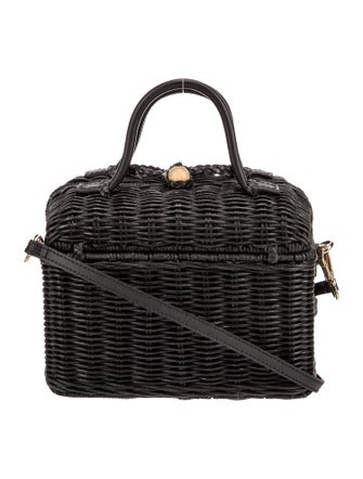 Ulla Johnson Wicker Top Handle Bag