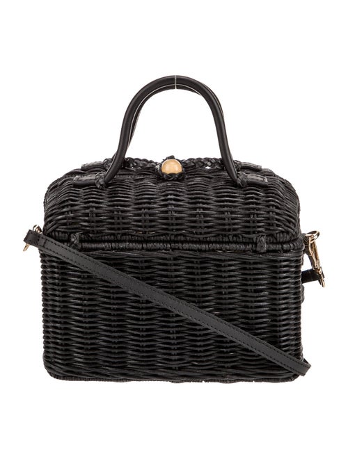 Ulla Johnson Wicker Top Handle Bag