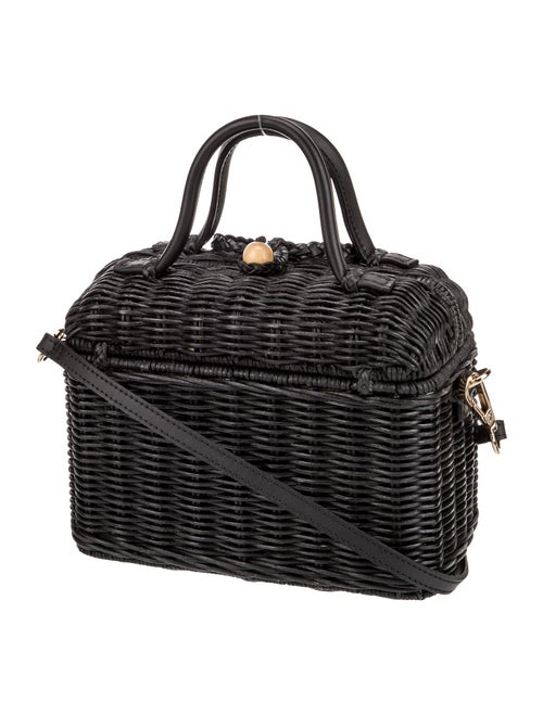 Ulla Johnson Wicker Top Handle Bag
