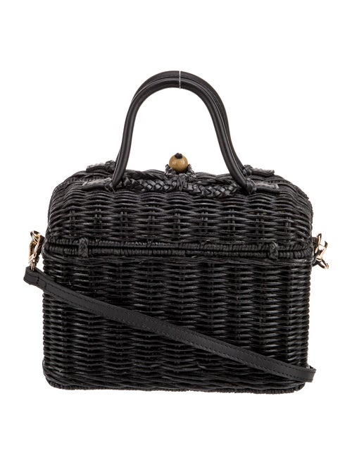 Ulla Johnson Wicker Top Handle Bag