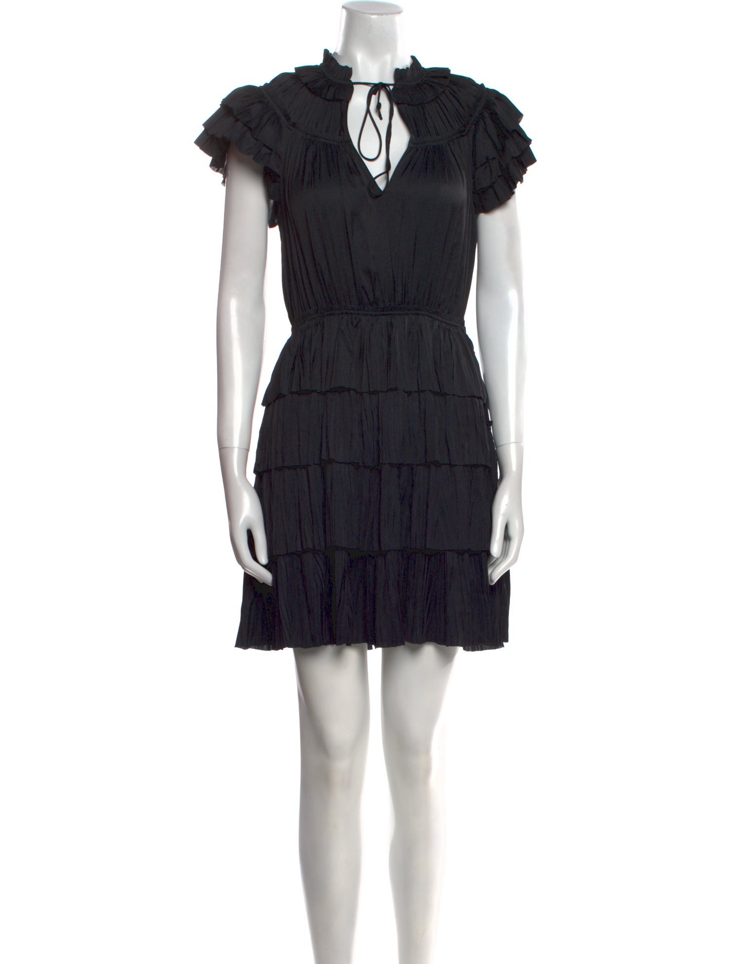 Ulla Johnson V-Neck Mini Dress