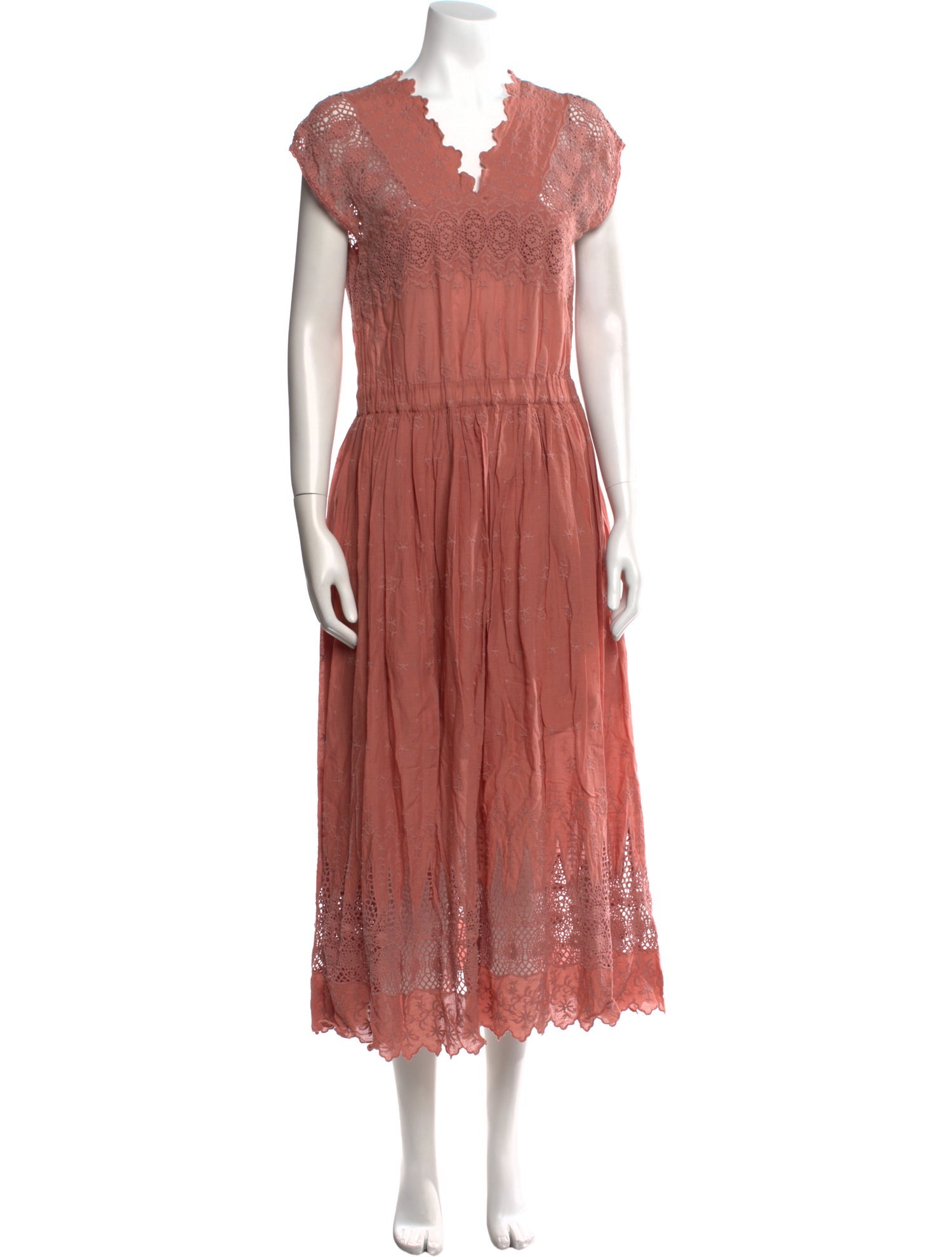 Ulla Johnson V-Neck Long Dress