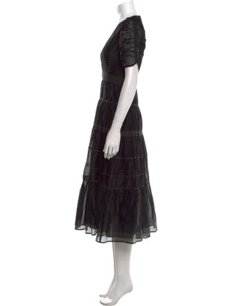 Ulla Johnson V-Neck Long Dress