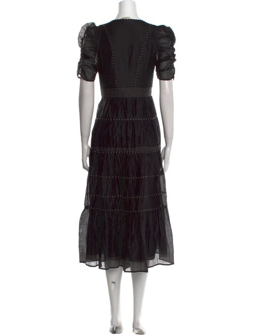 Ulla Johnson V-Neck Long Dress