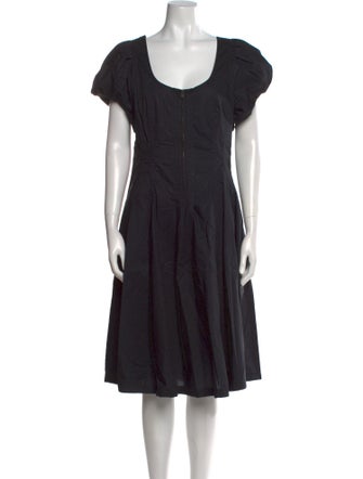 Ulla Johnson Scoop Neck Midi Length Dress