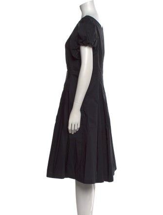 Ulla Johnson Scoop Neck Midi Length Dress