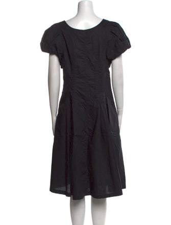 Ulla Johnson Scoop Neck Midi Length Dress